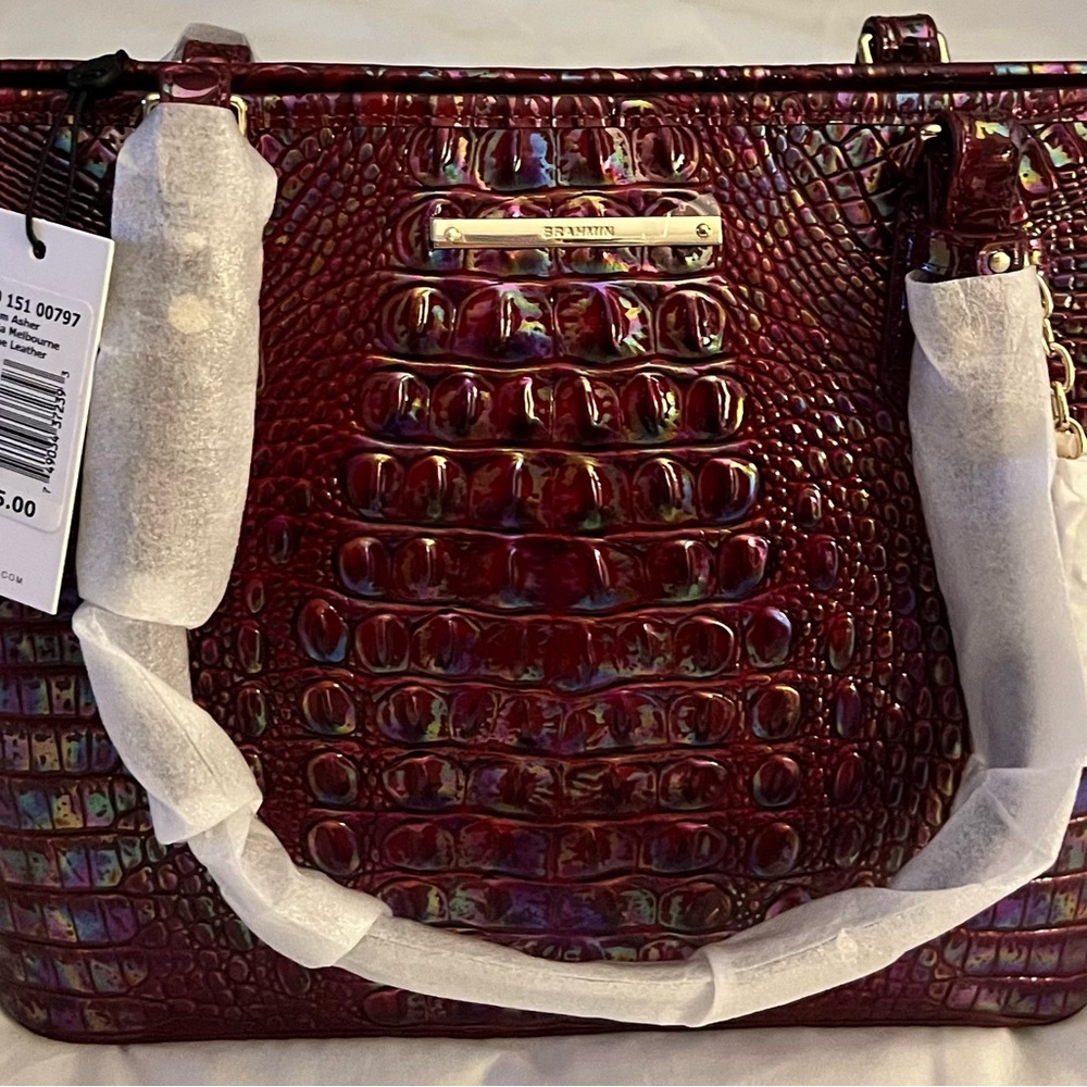 Brahmin Medium Asher in Sangria Melbourne